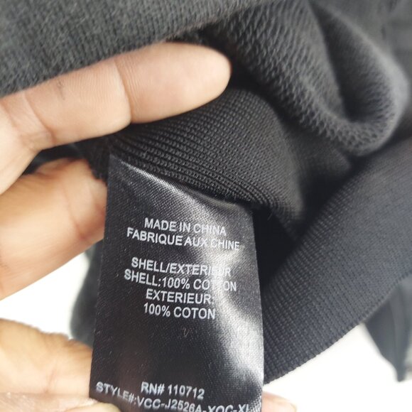 vigoss jacket women size XL black faux leather sleeve - Picture 6 of 11